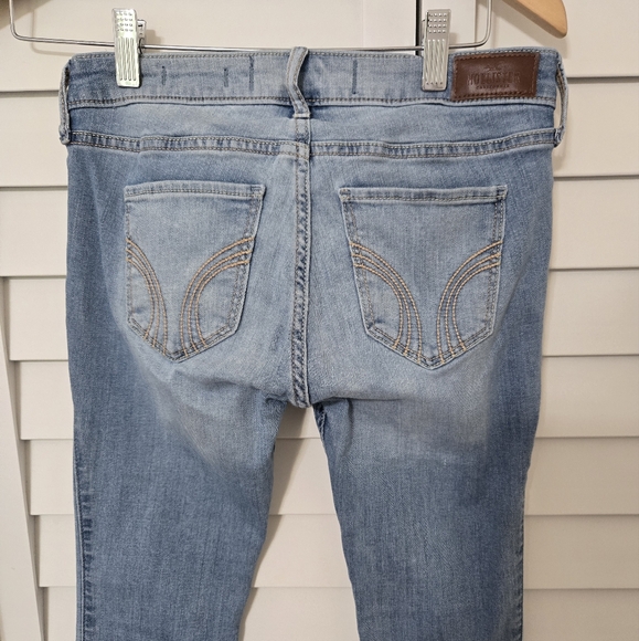 Hollister Womens Blue Jeans Suprr Skinny Low Rise Size 3S W26 L28 - Picture 6 of 16